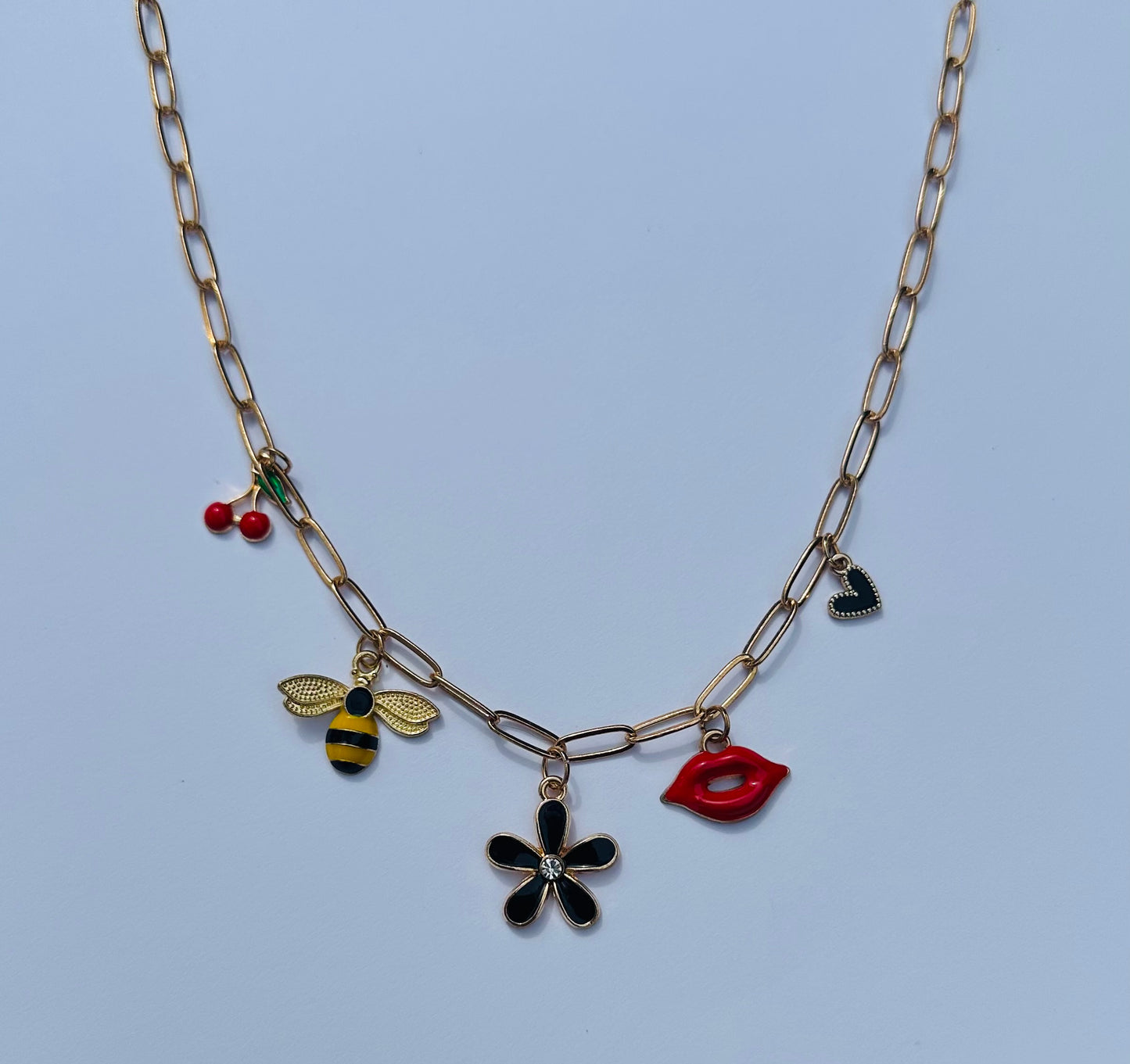 Ketting Black Red